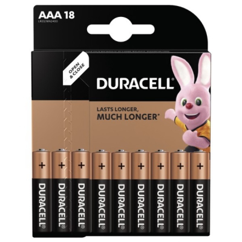 Батарейка Duracell MN2400 AAA/LR03 BL 18шт