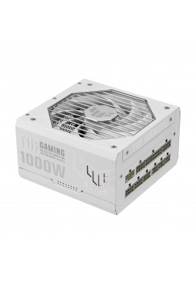 Блок живлення Asus TUF-GAMING-1000G-WHITE PCIE5 1000W Gold (90YE00S5-B0NA00)