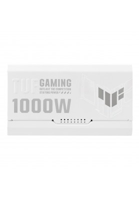 Блок живлення Asus TUF-GAMING-1000G-WHITE PCIE5 1000W Gold (90YE00S5-B0NA00)