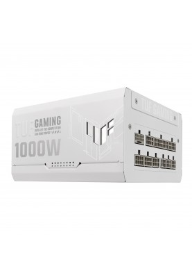 Блок живлення Asus TUF-GAMING-1000G-WHITE PCIE5 1000W Gold (90YE00S5-B0NA00)