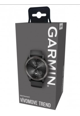 Смарт-годинник Garmin Vivomove Trend Black (010-02665-00)