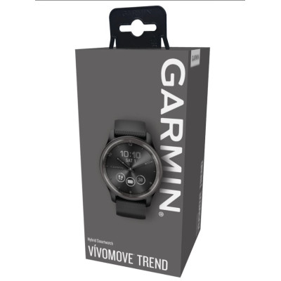 Смарт-годинник Garmin Vivomove Trend Black (010-02665-00)