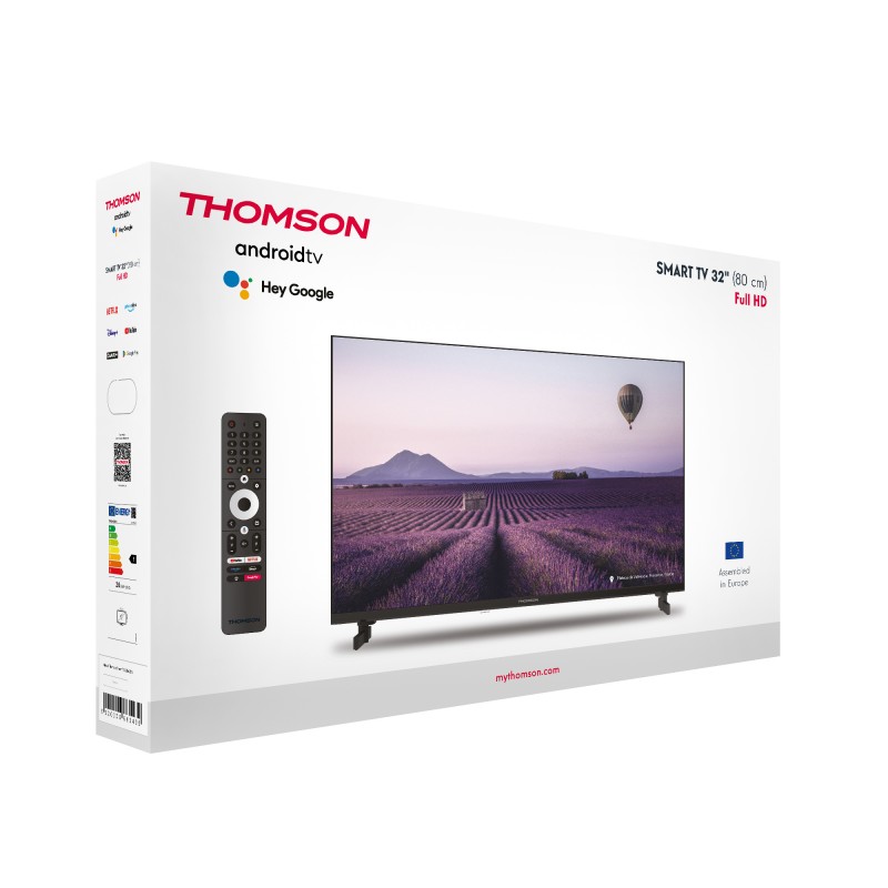 Телевiзор Thomson Android TV 32" FHD 32FA2S13