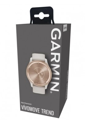 Смарт-годинник Garmin Vivomove Trend White Cream (010-02665-01)