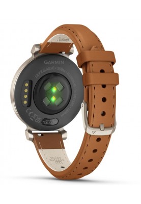 Смарт-годинник Garmin Lily 2 Cream Gold with Tan Leather Band (010-02839-60)