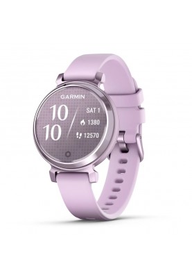 Смарт-годинник Garmin Lily 2 Metallic Lilac with Lilac Silicone Band (010-02839-21)