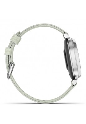 Смарт-годинник Garmin Lily 2 Silver with Sage Gray Nylon Band (010-02839-63)