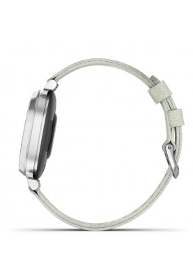 Смарт-годинник Garmin Lily 2 Silver with Sage Gray Nylon Band (010-02839-63)