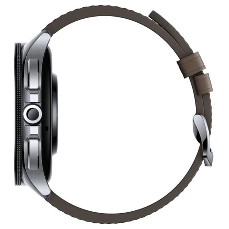 Смарт-годинник Xiaomi Watch 2 Pro Silver Case with Brown Leather Strap (BHR7216GL)