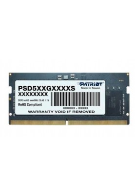 Модуль пам`яті SO-DIMM 16GB/5600 DDR5 Patriot Signature Line (PSD516G560081S)