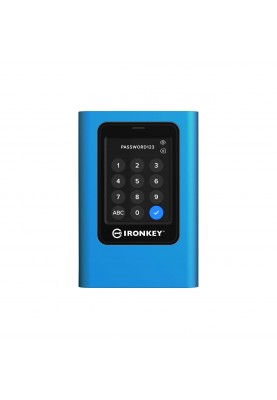 Накопичувач зовнішній SSD Portable USB  480GB Kingston IronKey Vault Privacy 80 (IKVP80ES/480G)