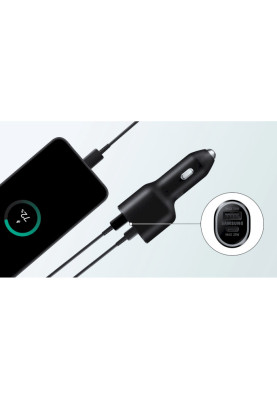 Автомобільний зарядний пристрій Samsung Car Charger Duo EP-L4020 Black (EP-L4020NBEGRU)