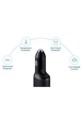 Автомобільний зарядний пристрій Samsung Car Charger Duo EP-L4020 Black (EP-L4020NBEGRU)