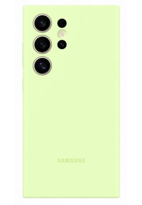 Чохол-накладка Samsung Silicone Case для Samsung Galaxy S24 Ultra SM-S928 Light Green (EF-PS928TGEGWW)