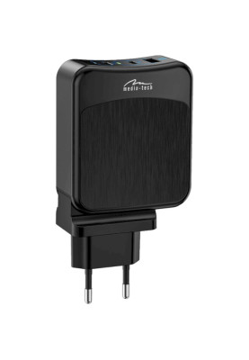 Мережевий зарядний пристрій Media-Tech MT6252 65W Black