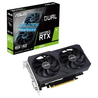 Відеокарта GF RTX 3050 8GB GDDR6 Dual V2 Asus (DUAL-RTX3050-8G-V2)
