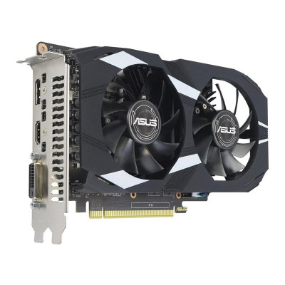 Відеокарта GF GTX 1650 4GB GDDR6 Dual Evo Asus (DUAL-GTX1650-4GD6-P-EVO) Відеокарта GF GTX 1650 4GB GDDR6 Dual Evo Asus (DUAL-GTX1650-4GD6-P-EVO)