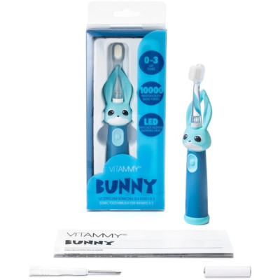 Зубна електрощітка Vitammy Bunny Blue (від 0 - 3 років)