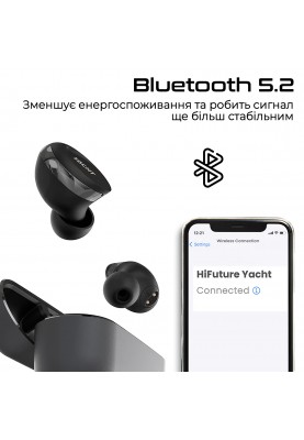 Bluetooth-гарнітура HiFuture Yacht Black (yacht.black)