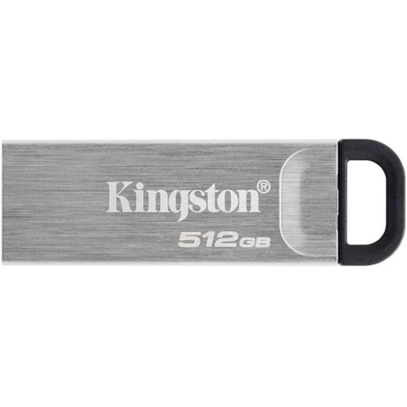 Флеш-накопичувач USB3.2 512GB Kingston DataTraveler Kyson Silver/Black (DTKN/512GB)