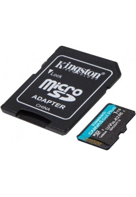 Карта пам`яті MicroSDXC 1TB UHS-I/U3 Class 10 Kingston Canvas Go! Plus R170/W90MB/s + SD-адаптер (SDCG3/1TB)