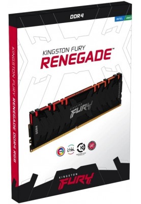 Модуль пам`яті DDR4 8GB/3200 Kingston Fury Renegade RGB (KF432C16RBA/8)