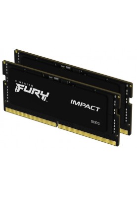 Модуль пам`ятi SO-DIMM 2x32GB/5600 DDR5 Kingston Fury Impact (KF556S40IBK2-64)