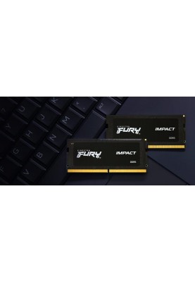 Модуль пам`ятi DDR5 2x16GB/5600 Kingston Fury Impact (KF556S40IBK2-32)