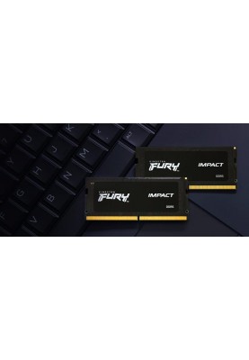 Модуль пам`ятi SO-DIMM 2x8GB/4800 DDR5 Kingston Fury Impact (KF548S38IBK2-16)