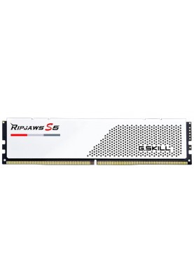 Модуль пам`ятi DDR5 2x16GB/5200 G.Skill Ripjaws S5 White (F5-5200J4040A16GX2-RS5W)