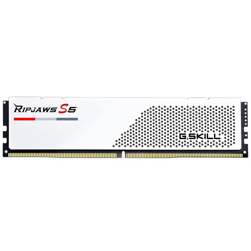 Модуль пам`ятi DDR5 2x16GB/5200 G.Skill Ripjaws S5 White (F5-5200J4040A16GX2-RS5W)