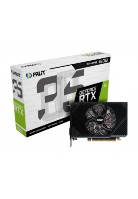 Відеокарта GF RTX 3050 6GB GDDR6 StormX Palit (NE63050018JE-1070F)