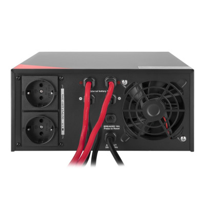 Джерело безперебійного живлення LogicPower LPM-PSW-1500VA (1050 Вт) Black