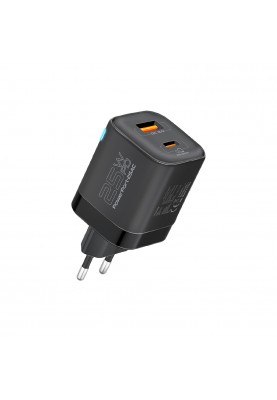 Зарядний пристрій Promate PowerPort-25AC Black