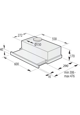 Витяжка Gorenje TH64E3BG