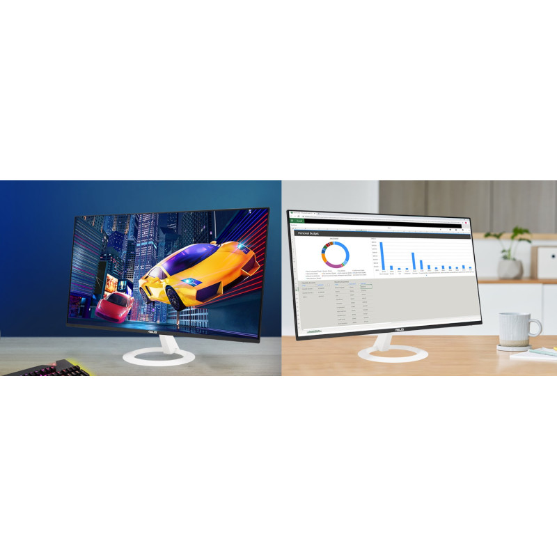 Монiтор Asus  23.8"  VZ24EHF-W (90LM07C2-B01470) IPS White 100Hz