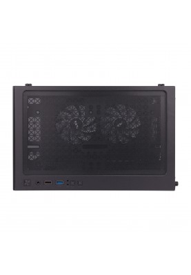 Корпус 1stPlayer Mi2-A-2F2R(AP)-1F2(AP)-BK Black без БЖ