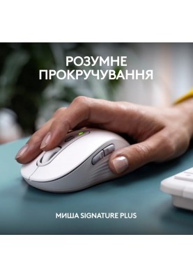 Комплект (клавіатура, миша) бездротовий Logitech Signature Slim Combo MK950 OffWhite (920-012491)