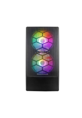 Корпус 1stPlayer X4-M-2F1P-1F1-BK без БЖ