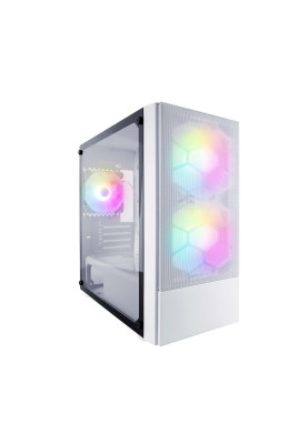 Корпус 1stPlayer X4-M-2F1P-W-1F1-W-WH без БЖ