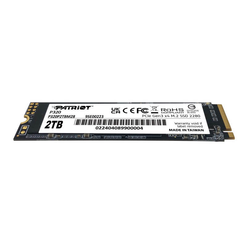 Накопичувач SSD 2TB Patriot P320 M.2 2280 PCIe 3.0 x4 NVMe TLC (P320P2TBM28)