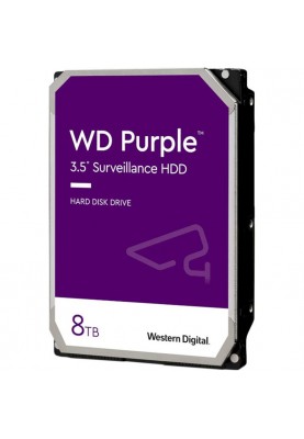 Накопичувач HDD SATA 8.0TB WD Purple 5640rpm 256MB (WD85PURZ)