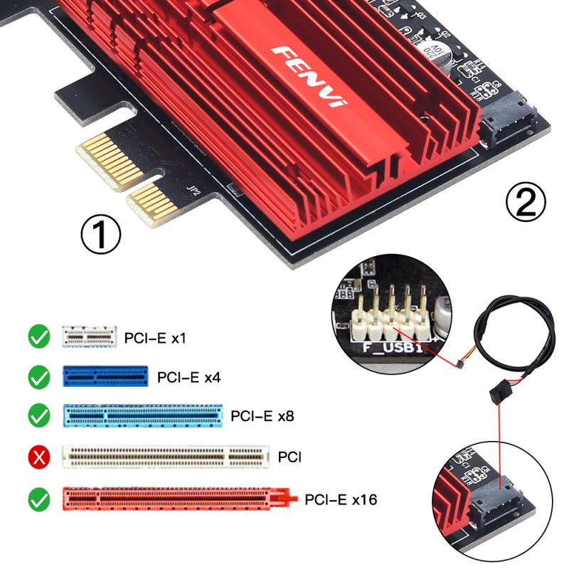 Бездротовий адаптер Fenvi FV-AXE3000 (Intel AX210)