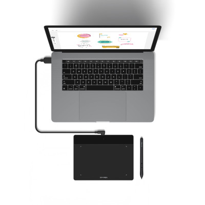 Графічний планшет XP-Pen Deco Fun S Black Графічний планшет XP-Pen Deco Fun S Black