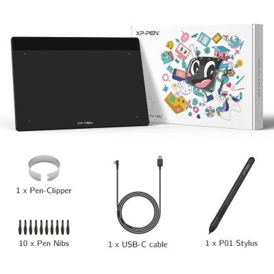Графічний планшет XP-Pen Deco Fun S Black Графічний планшет XP-Pen Deco Fun S Black