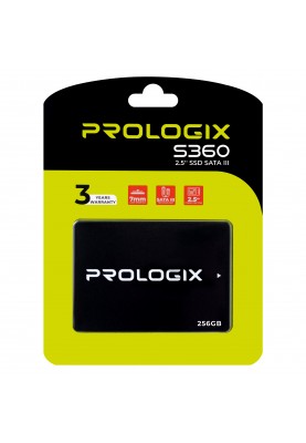 Накопичувач SSD  256GB Prologix S360 2.5" SATAIII TLC (PRO256GS360)