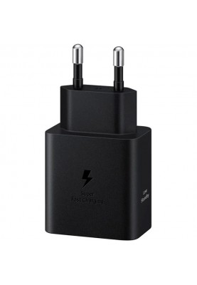 Мережевий зарядний пристрій Samsung EP-T4511XBEGEU Black, 25W + кабель USB Type-C