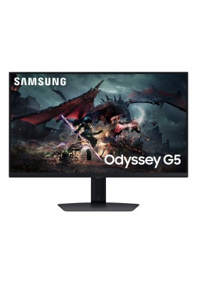 Монiтор Samsung 27" Odyssey G5 LS27DG500 (LS27DG500EIXCI) IPS Black 180Hz
