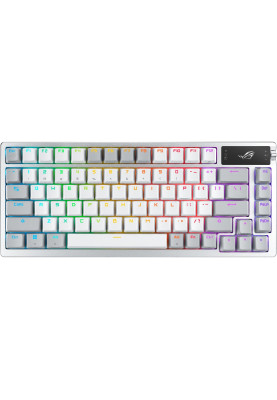Клавіатура бездротова Asus ROG Azoth RGB WL BT White (90MP031A-BKUA11)