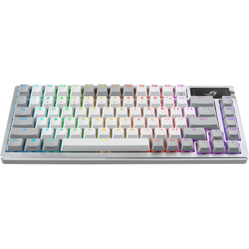 Клавіатура бездротова Asus ROG Azoth RGB WL BT White (90MP031A-BKUA11)